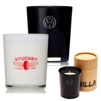 Candela Glass Candle H124